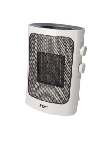 Calefactor Eléctrico Vertical EDM 1000/1500W Blanco 07185