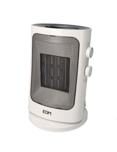 Calefactor Vertical Oscilante 1000/1500W Gris EDM 07186