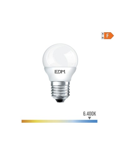 Bombilla LED E27 G45 Esférica 7W 600lm EDM