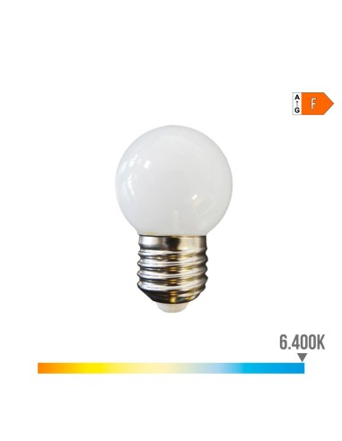 Bombilla LED E27 Esférica G45 1,5W 130lm EDM