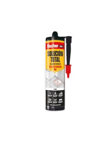 Sellador Adhesivo MS Solución Total Platos De Ducha 290ML Fischer