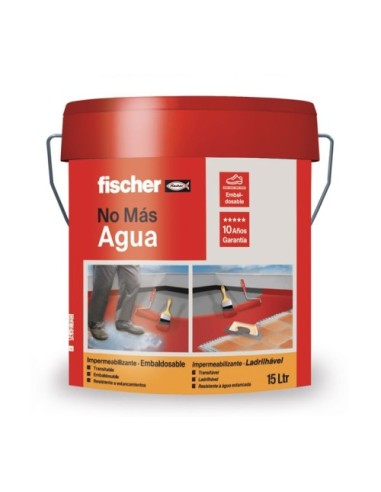 Pintura Impermeabilizante Embaldosable Terracota 15L 564134 Fischer