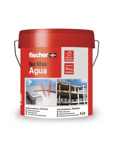 Pintura Impermeabilizante Embaldosable Térmico Blanco 4L Fischer