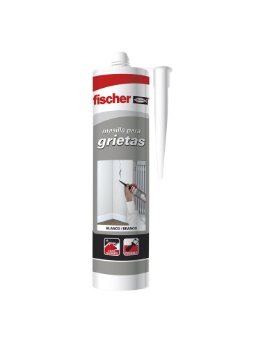 Masilla para Grietas Blanca Fischer 300ML 98675