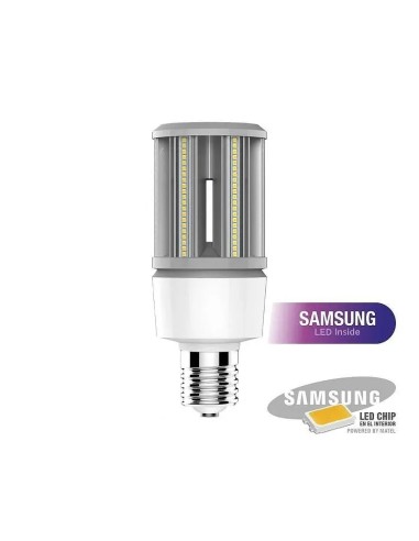 Bombilla LED chip samsung tubular matel E27 27W.(Fría, Neutra) - 1