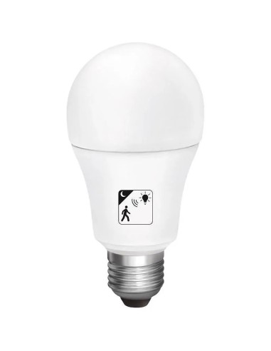 Bombilla LED estándar sens.pir+cre.e27 10w. (Fría, Cálida, Neutra) - 1