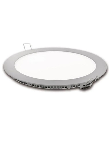 Downlight LED corte 185mm.plata 18W.(Fría, Neutra) - 1