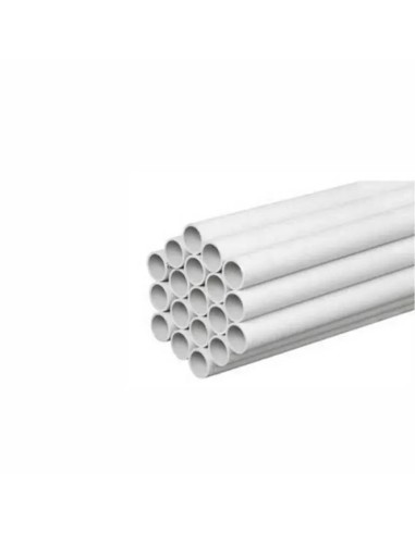 Tubo rígido PVC libre de halógenos M32 (DN32) gris - 1