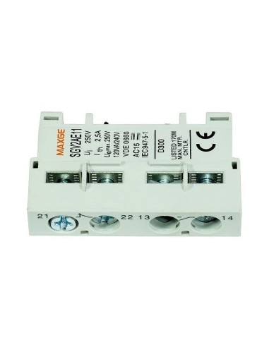 Contacto auxiliar frontal 1NO+1NC compatible con SGVND2 - 1