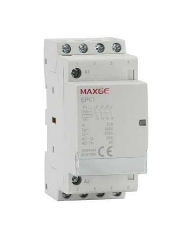 Contactor modular (3 módulo DIN) 4P (4NO) 63A 230VAC - 1