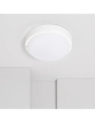 Plafón LED 25W Circular para Exterior Ø175 mm IP65 Hublot White cálida - 1