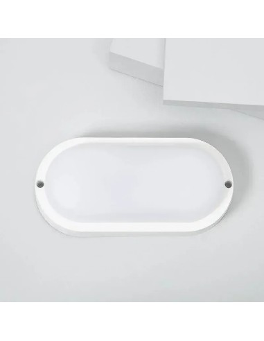 El Plafón LED 25W Oval para Exterior IP65 Hublot White Fría - 1