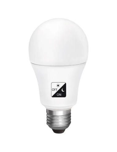 Bombilla LED estándar sensor crepusc.E27 10W (Fría, Cálida, Neutra) - 2